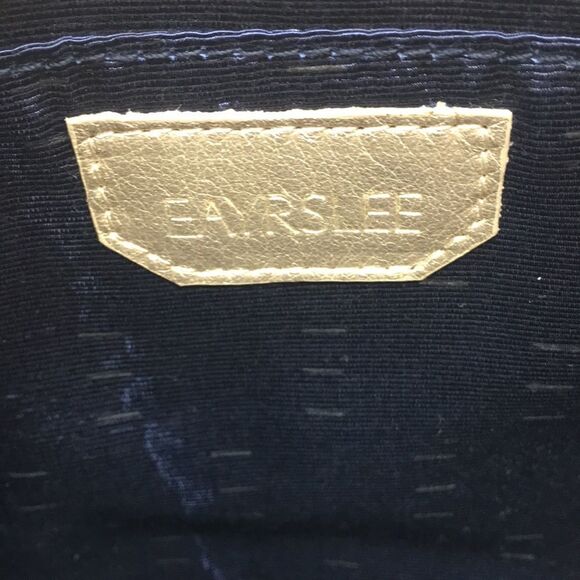 Eayrslee Leather Metallic Clutch Pouch with Dust Bag - Picture 6 of 16